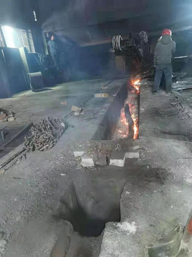 鋼廠噴注施工現(xiàn)場